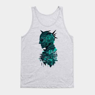 Cyberpunk motherboard cpu Tank Top